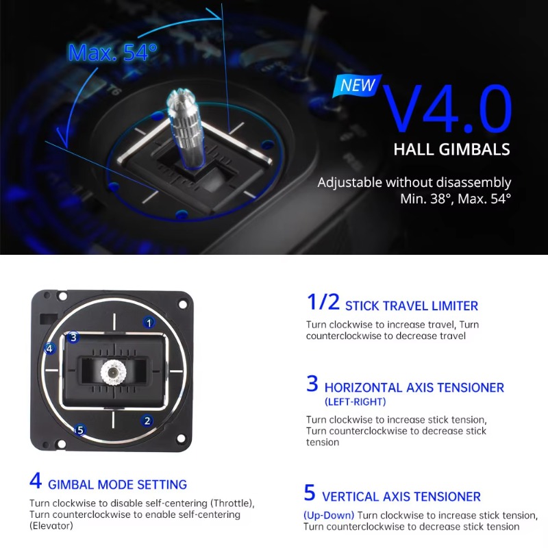 RadioMaster TX16S MKII V4.0 16 - Drone Gimbal Controller avis et prix