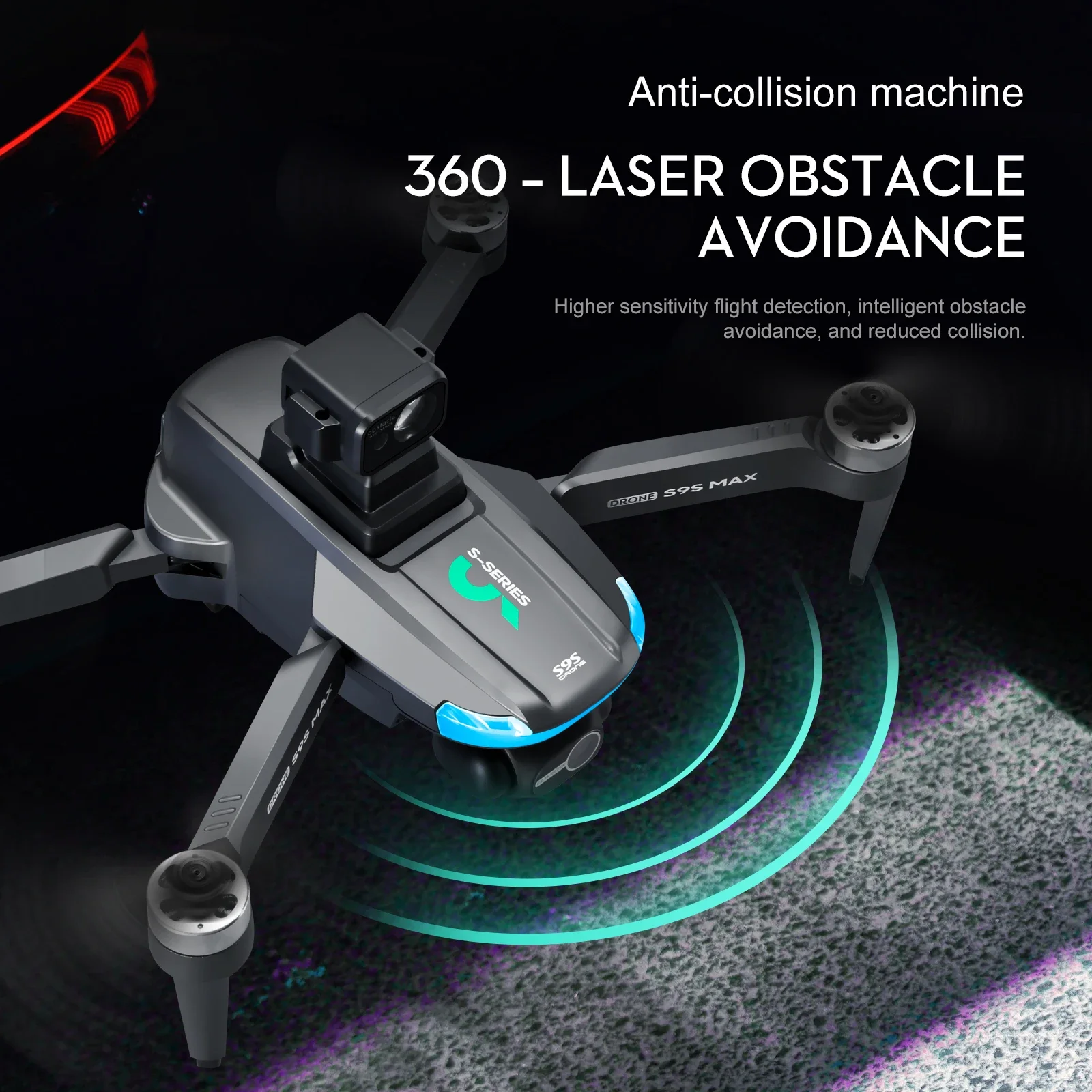 Nouveau S9S MAX MINI Drone 4K  - Drone Gimbal Brushless avis et prix