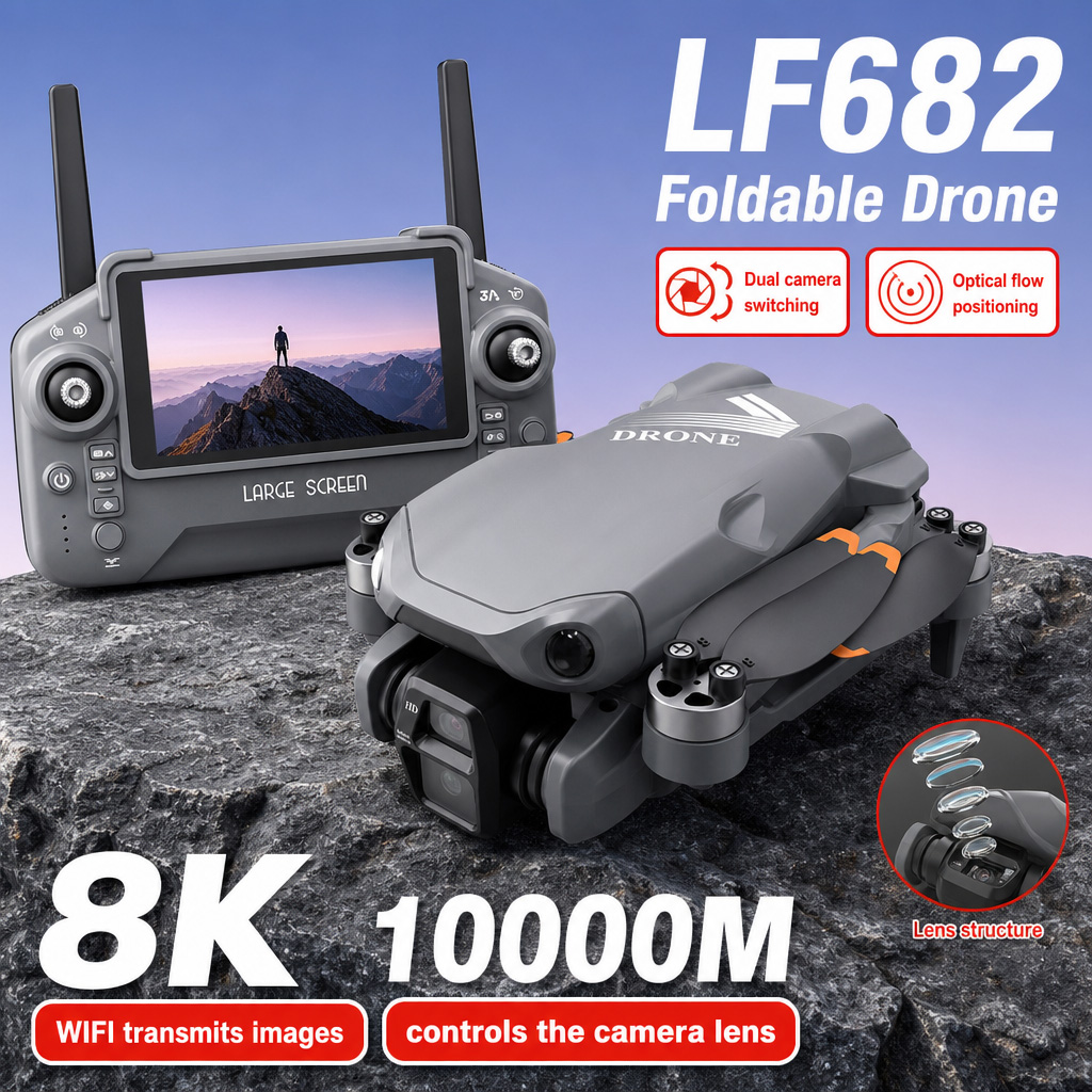 Drone photo aérien LF682 8K HD - Drone Gimbal Brushless avis et prix