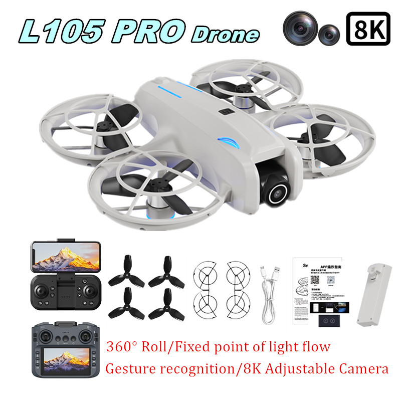 Drone L105 PRO Duel avec objec - Drone Gimbal Brushless avis et prix